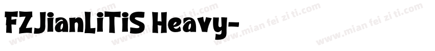 FZJianLiTiS Heavy字体转换
